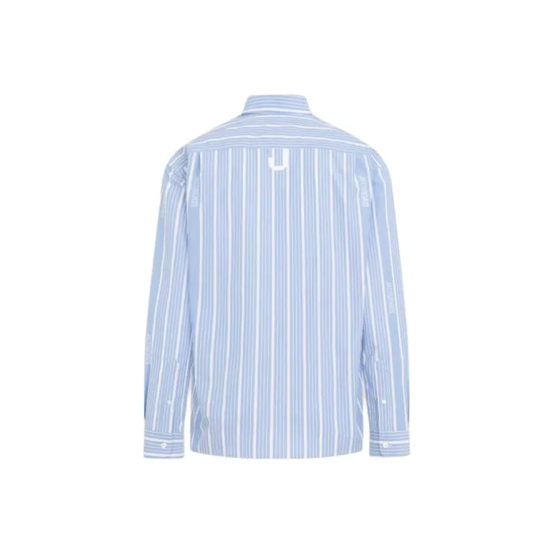 Jacquemus Striped Collared Long Sleeve Shirt-1