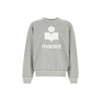 ISABEL MARANT Logo Flocked Crewneck Sweatshirt