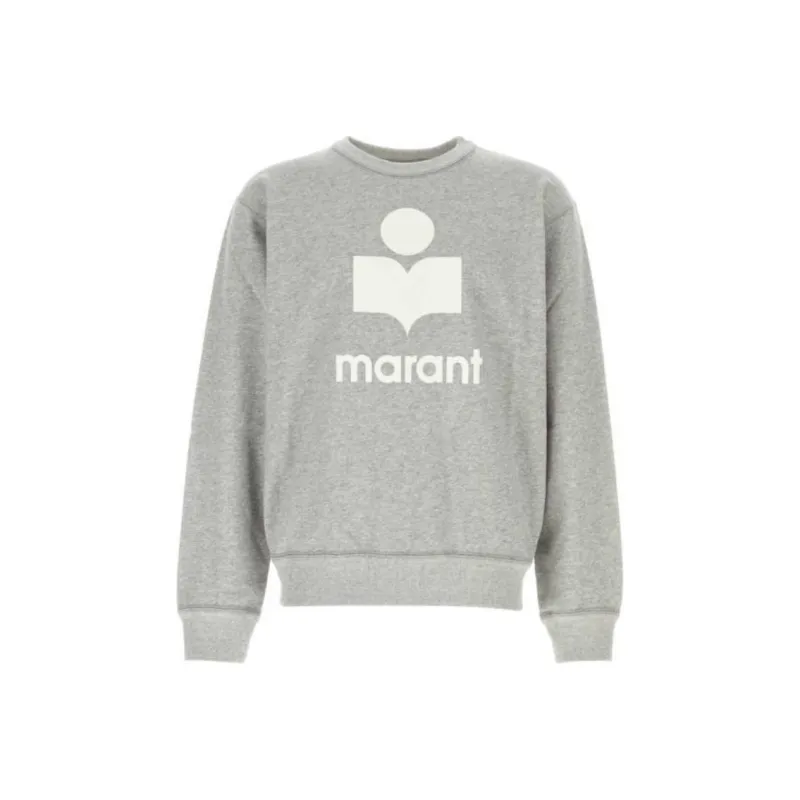 ISABEL MARANT Logo Flocked Crewneck Sweatshirt-0