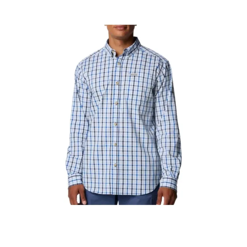 Columbia Rapid Rivers Shirt Men's Blue Everyday Fabric-0