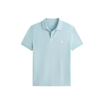 Abercrombie＆Fitch Polo Shirt Men's Sky Blue