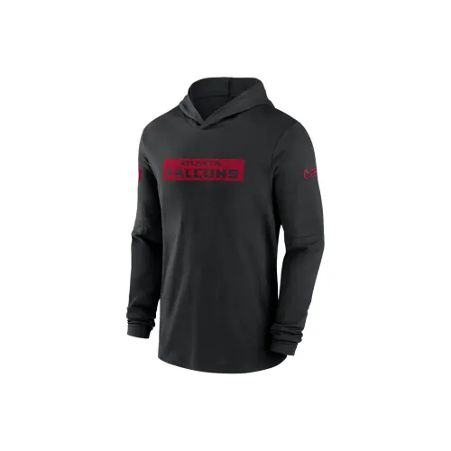 Nike Atlanta Falcons Sideline Men's Nike Dri FIT Nfl Long Sleeve Hooded Top
