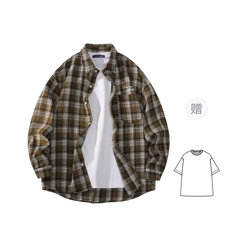 FAX FOR FMACM Shirt Unisex Coffee Plaid-6