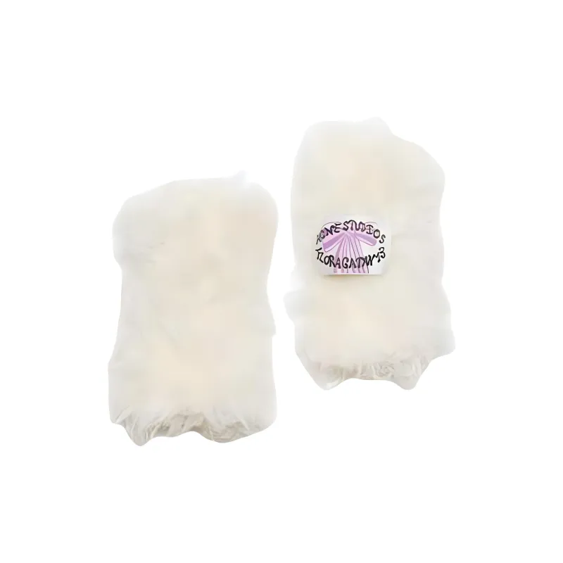 Acne Studios Alpaca Gloves Unisex White-0