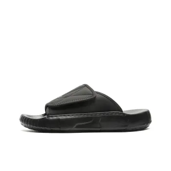 APRHE Slip Resistant Abrasion Resistant Slide Slippers Men's Black