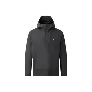 KOLON SPORT Woven Hybrid Sweatshirt Men's Black