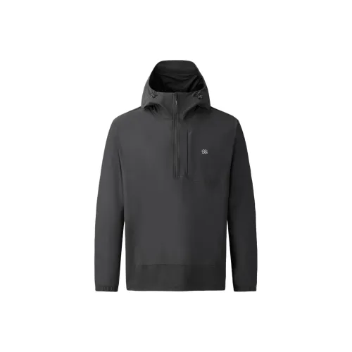 KOLON SPORT Woven Hybrid Sweatshirt Men's Black