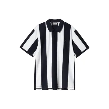 Carhartt WIP SS24 S/S Hinton Polo Shirt Men's Dark Marine Blue