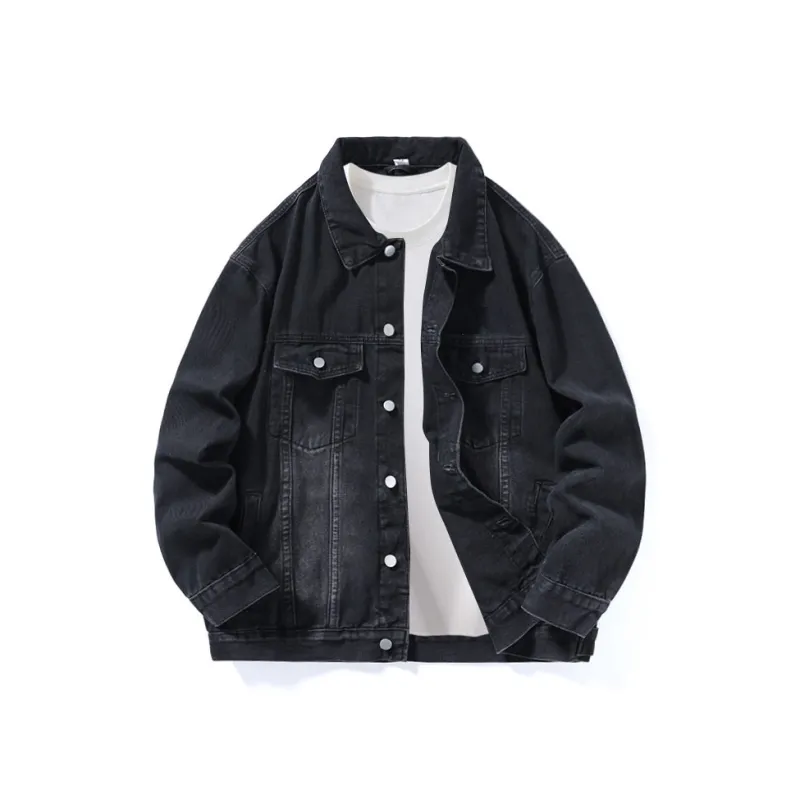 RED DRAGONFLY Denim Jacket Unisex Black-16