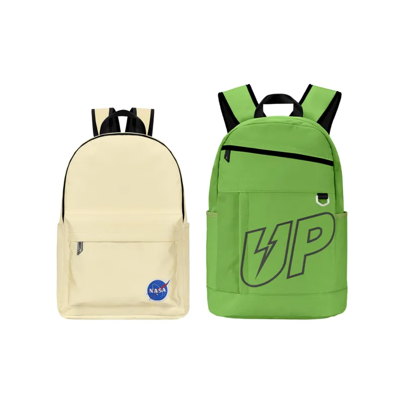 TURN UP X NASA Collaboration Nylon Computer Backpack Regular Unisex Ecru-69