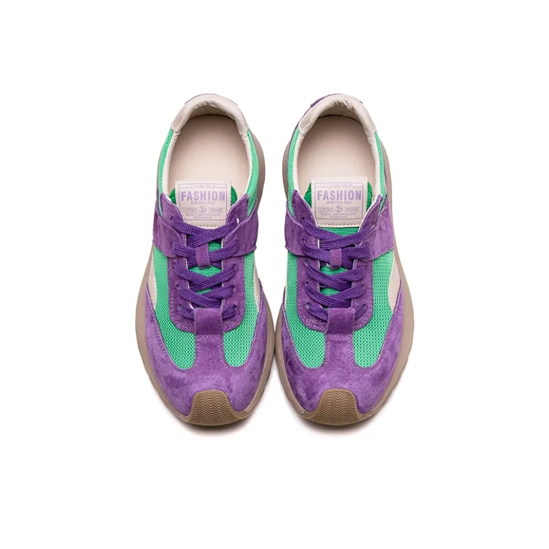 Chibang Height Increasing Lightweight Breathable Low Top Chunky Sneakers Women's-15