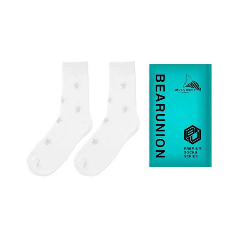 BEAR UNION Mid Calf Socks Women's 3 Pack-16