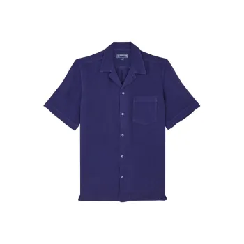 Vilebrequin Short sleeve Linen Shirt