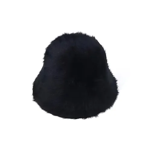 Youyoulan Rabbit Fur Bucket Hats Women's