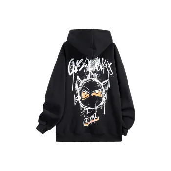 GXXX Demon Hooded Fall And Winter Sweatshirt Unisex
