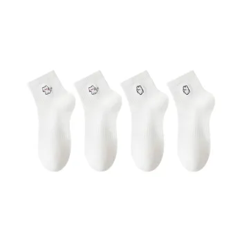 FAIRWHALE Mid Calf Socks Women's 4 Pack