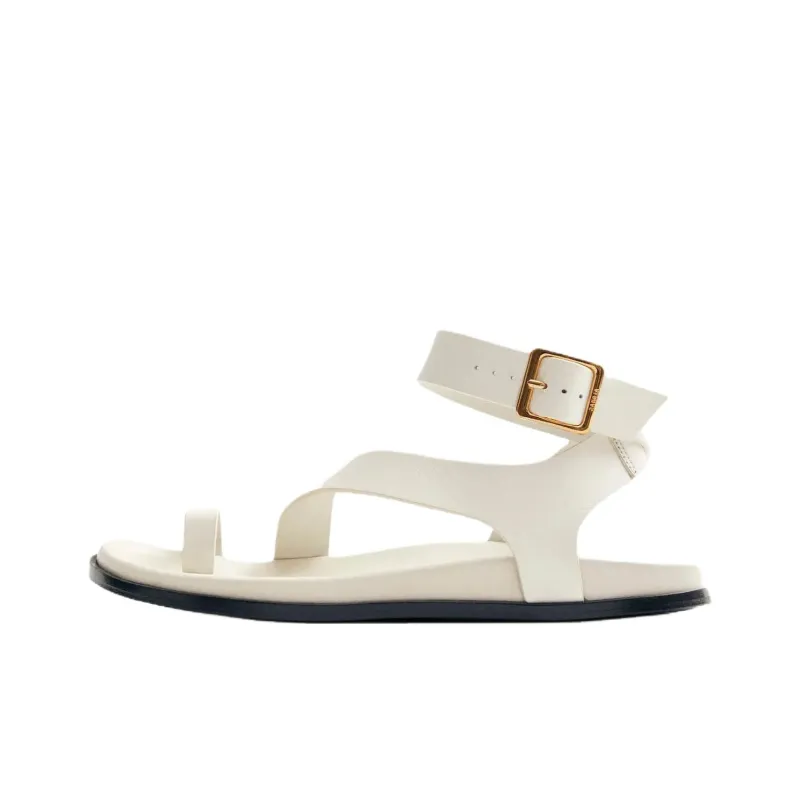 ALOHAS Myles Strap Sandals 1.5cm Women's White-0