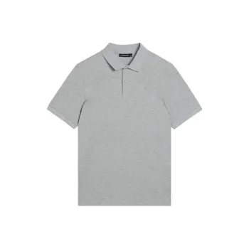 J.Lindeberg Troy Polo Shirt Polo Shirt Men's Light Gray