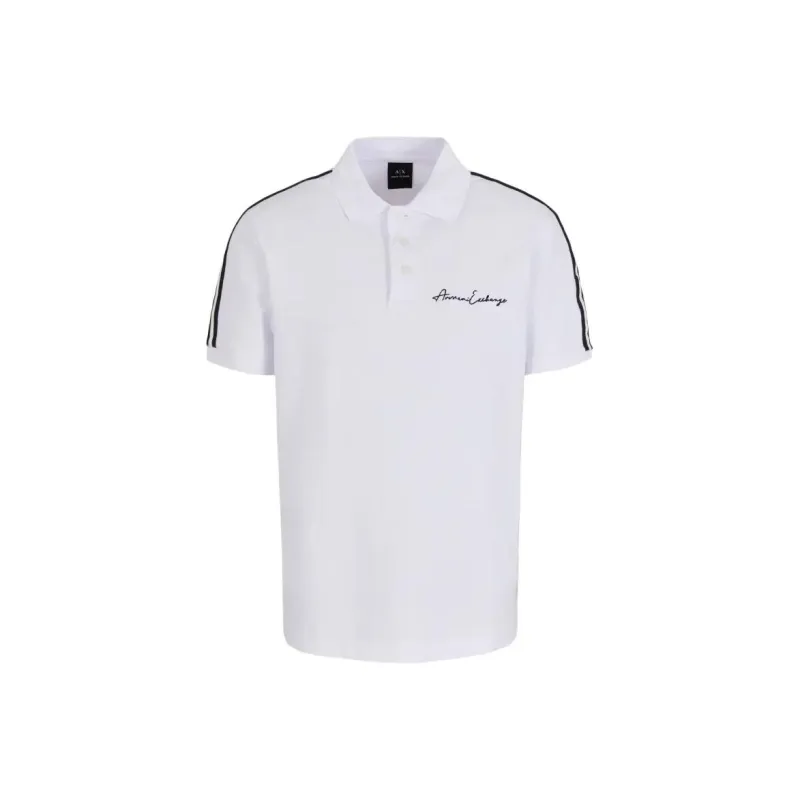 ARMANI EXCHANGE Logo embroidered Polo Shirt-8