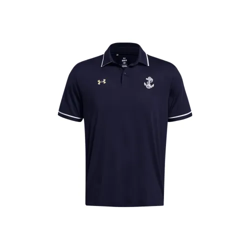 Under Armour United States walmart Academy Polo Shirt Men's Marine Blue