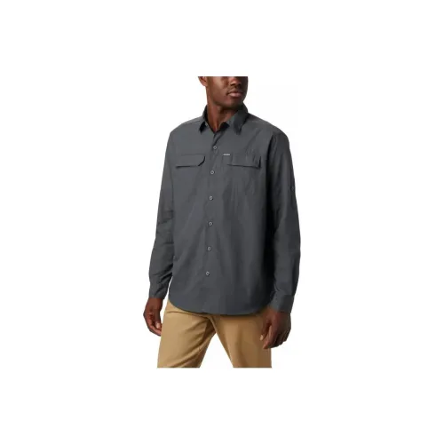 Columbia Shirts Men Gray