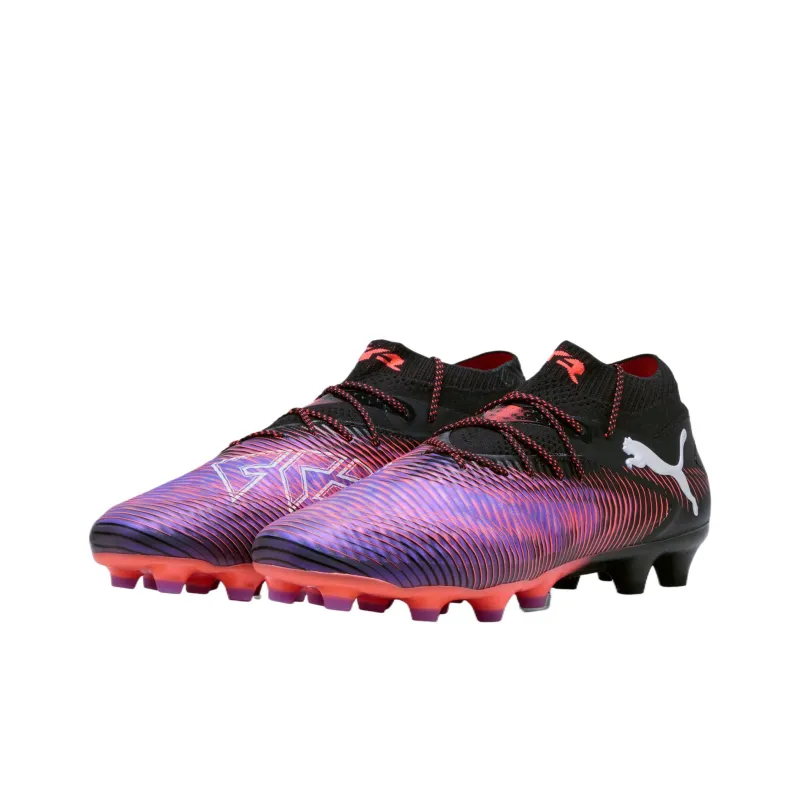 PUMA Future 8 Ultimate HG Rubber Short Studs Soccer Shoes Men's Black-2