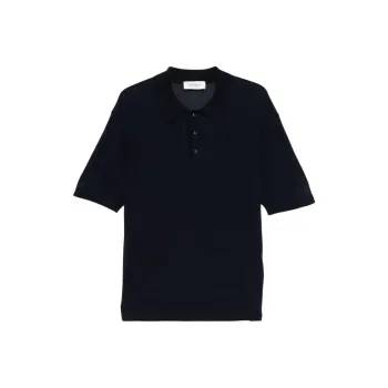 LANEUS Fine knit Polo Shirt