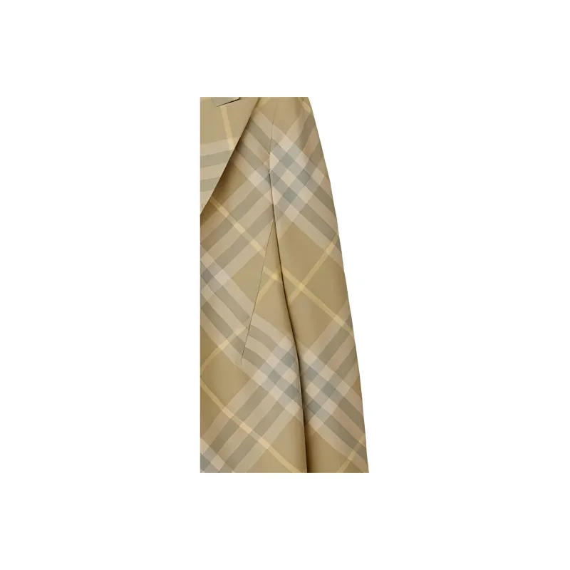 Burberry Checked Tailored Single Breasted Blazer-3