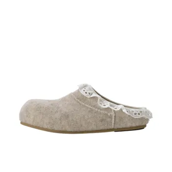 Wonderful Couple Rubber Sole Abrasion Resistant Slip Resistant Quick Dry Wrap toe Slippers Women's