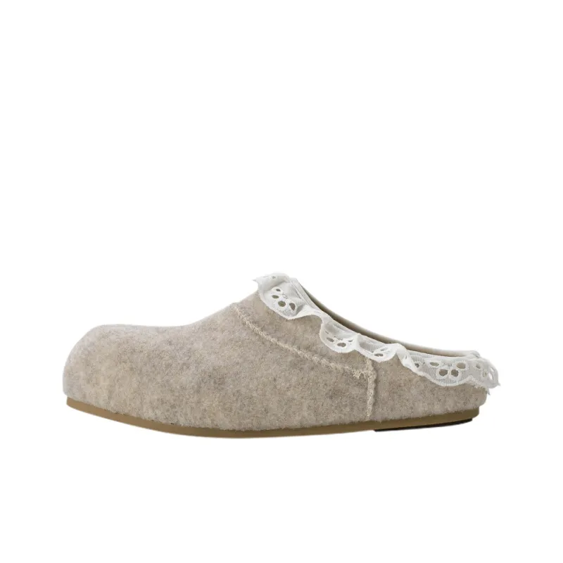 Wonderful Couple Rubber Sole Abrasion Resistant Slip Resistant Quick Dry Wrap toe Slippers Women's-0