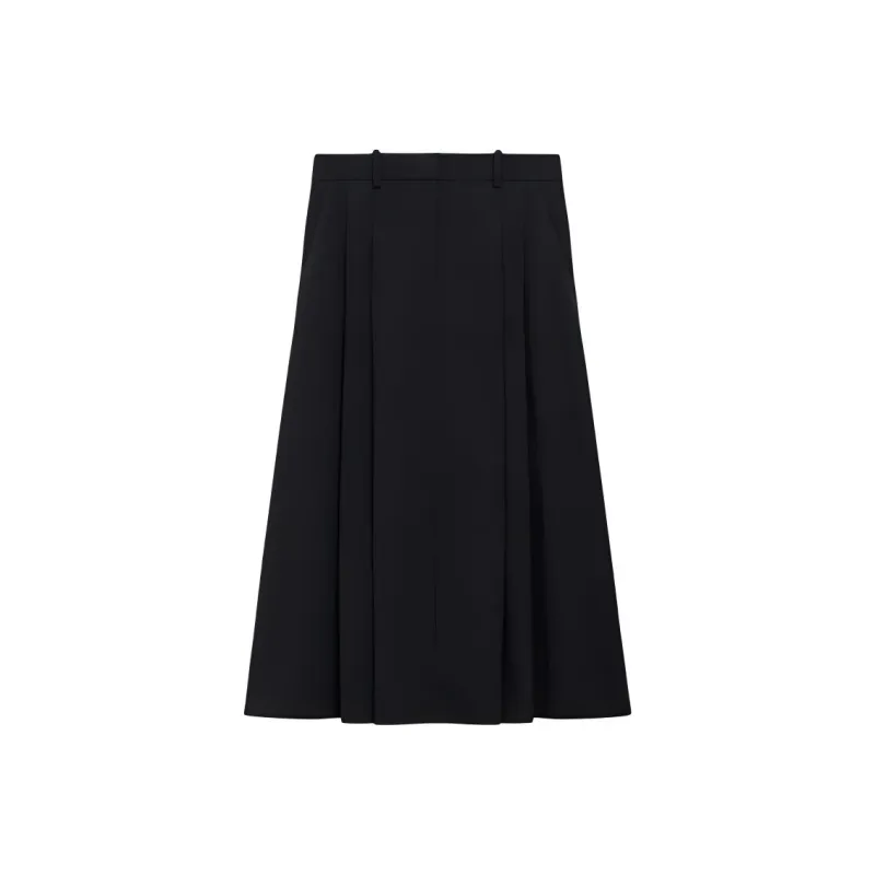 THEORY Casual Long Skirt Women's Black-1