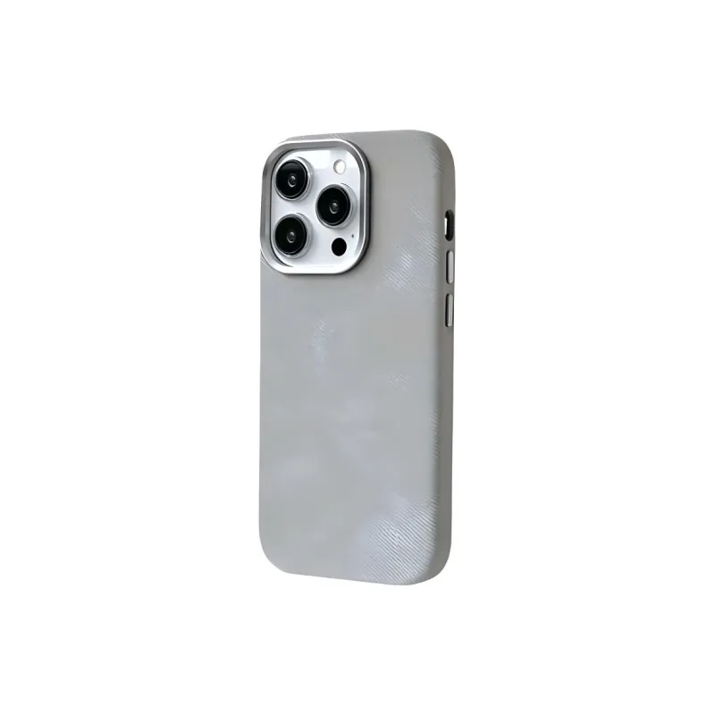 Leather Material Solid Color Fiber Magnetic Phone Cases Compatible With IPhone 16/15 Pro Max/Apple 13/14 Pro/Max-32