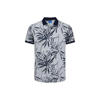 JACK JONES· Polo Shirt Men's Gray
