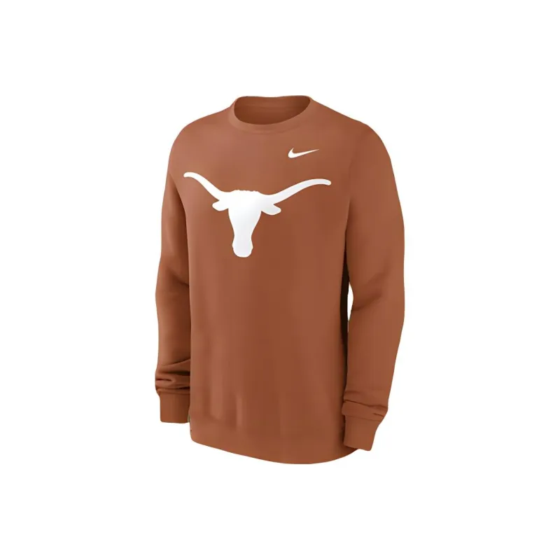 Nike College Texas Longhorns Primetime Evergreen Sweatshirt Men's Burnt Orange-0
