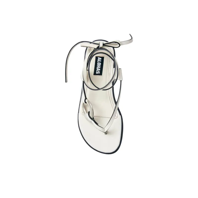 ALOHAS Morosia Strap Sandals Women's White-3