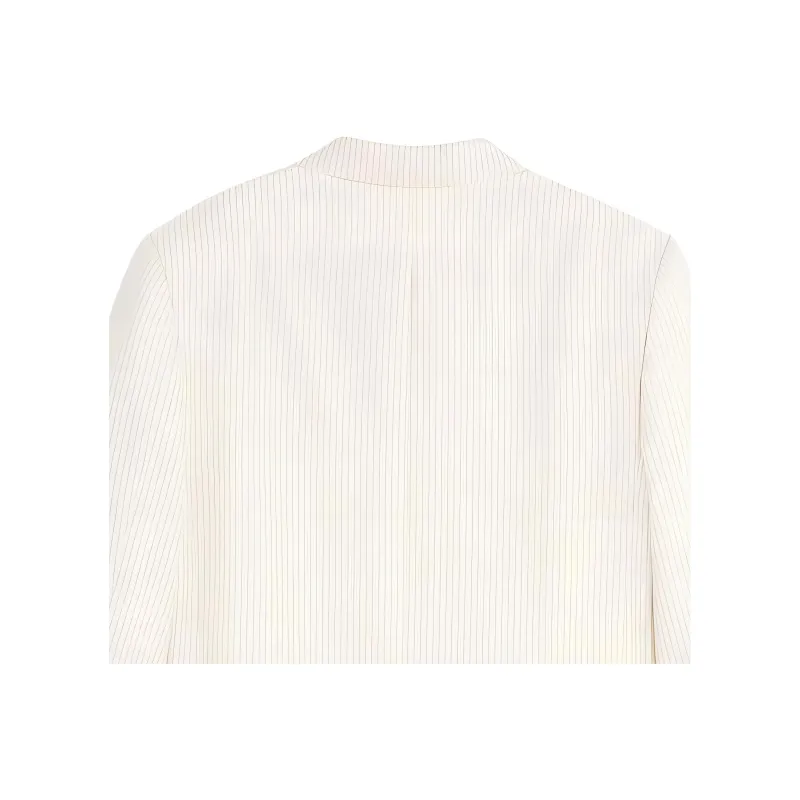 CELINE Jude Jacket In Lightweight Striped Wool-3