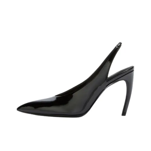 The Attico Viper Irregular Heel High Heels 9.5cm Women's Black