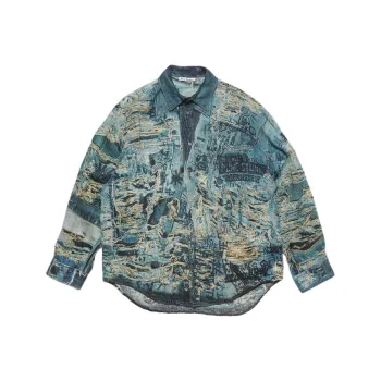 Acne Studios Printed Button Up Shirt
