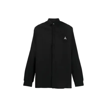 AMBUSH Logo embroidered Cotton Shirt