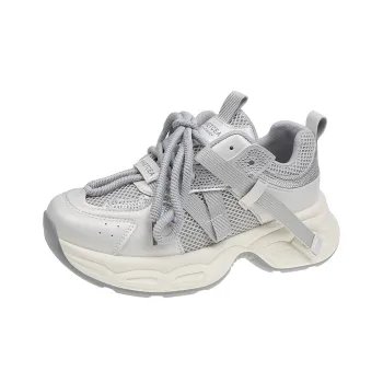 SUPEREDGE Anti Slip Wear Resistant Low Top Chunky Sneakers Women's