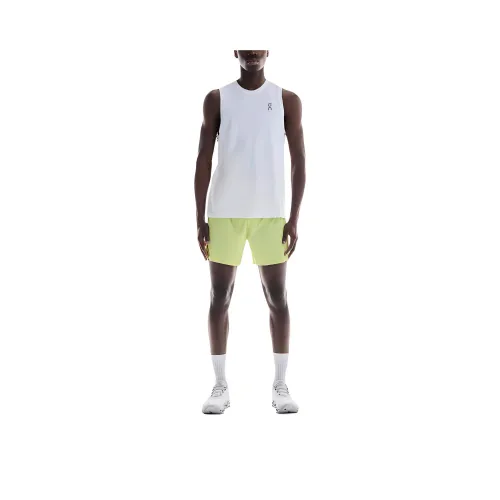 On Performance Sports Shorts Men's Lemon