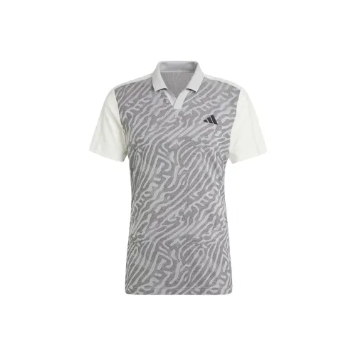 Adidas Tennis Airchill Pro Freelift Polo Shirt Polo Shirt Men's Gray