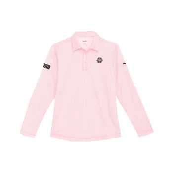 PUMA Golf Polo Shirts Men Pink