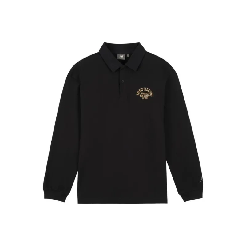 New Balance Polo Shirt Unisex Black-0