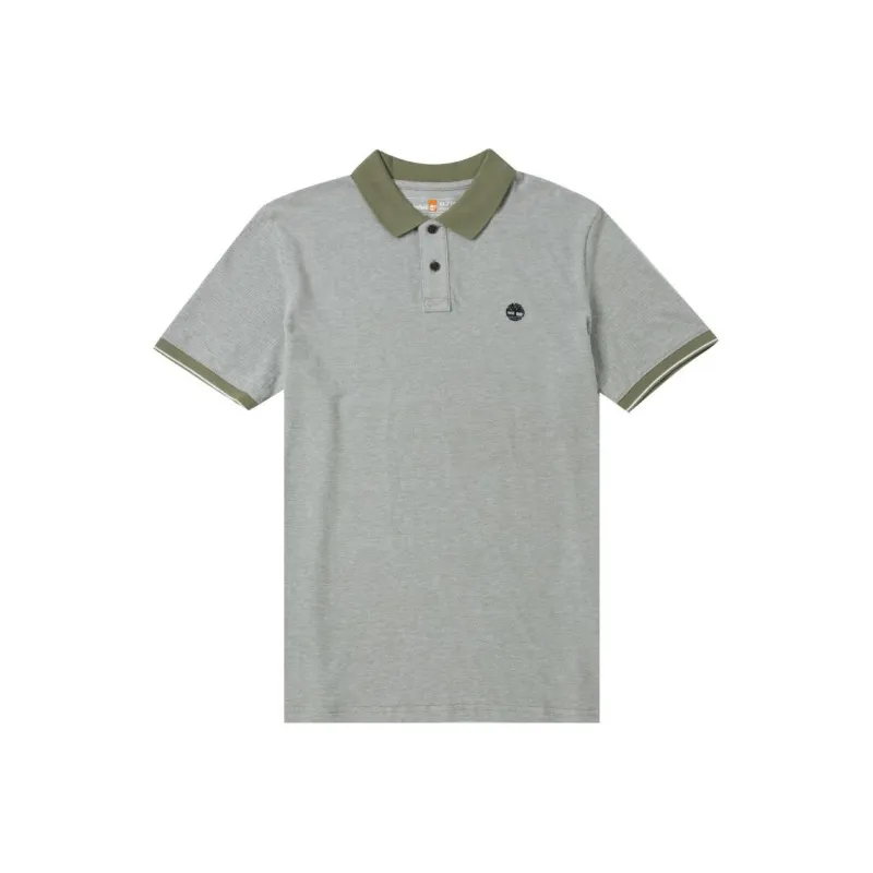 Timberland Polo Shirt Men's Gray-0