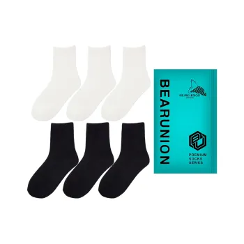 BEAR UNION Mid Calf Socks Women's Combo Set