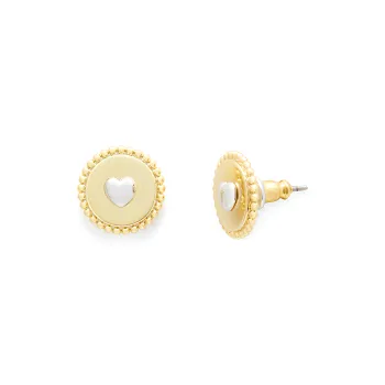 Kate Spade Copper Stud Earrings Women's Gold