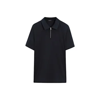 Massimo Dutti Polo Shirt Men's Blue