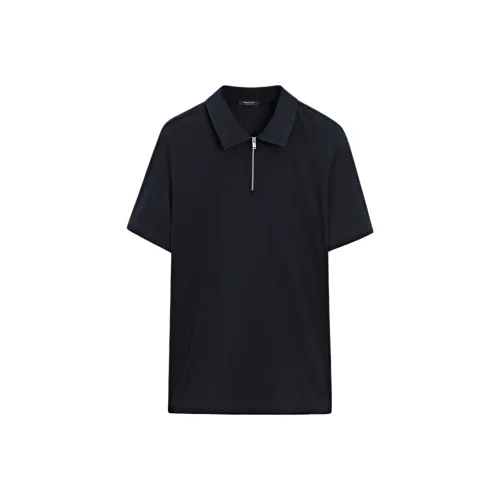 Massimo Dutti Polo Shirt Men's Blue