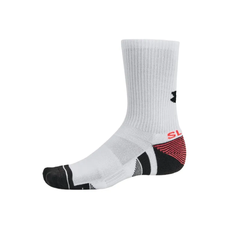 Under Armour PerformanceTech Mid Calf Socks Unisex 2 Pack White-0